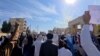 Protesters take to the streets in Zahedan, Iran, on November 11. 