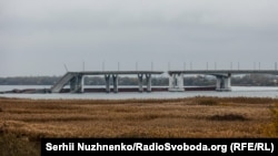 Разрушенный Антоновский мост в Херсонской области, 13 ноября 2022 года