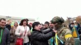 Kherson Residents Celebrate With Ukrainian Flags, Troops