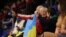 Navijači Ukrajine i Kosova tokom utakmice u malom fudbalu između selekcije Kosova i Ukrajine. Priština, 09. novembar 2022.