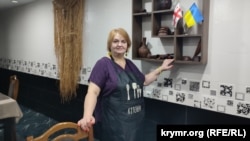 Хозяйка украинского кафе в Батуми Ирина из Черновцов