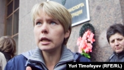 Russian opposition activist Yevgenia Chirikova