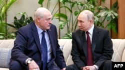 Олександр Лукашенко та Володимир Путін, Астана, 2026 рік