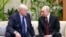 Аляксандар Лукашэнка і Ўладзімір Пуцін. Астана, 2026 год