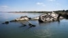 The Danube has dropped to one of its lowest levels in almost a century as a result of Europe&#39;s worst drought in recent memory, exposing the wrecks of German ships that were scuttled during World War II.