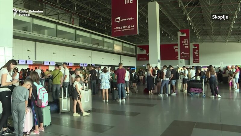 Gužve i otkazivanja letova na aerodromu u Skoplju

