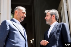 Iranian Foreign Minister Hossein Amir-Abdollahian and chief nuclear negotiator Ali Bagheri Kani on June 23