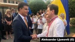 Poslanik Demokrata Danilo Šaranović i ambasador Ukrajine