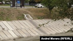 Scurgere pentru apele pluviale, strada Albișoara