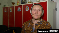 Валентина Петровна, жительница бомбоубежища в селе Лупарево