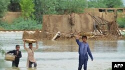 Vërshimet në provincën e Baloçistanit në Pakistan. 26 gusht 2022.