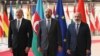 Belgium - EU Council President Charles Michel begins talks with Armenian Prime Minister Nikol Pashinian and Azerbaijani Presient Ilham Aliyev, Brussels, August 31, 2022.
