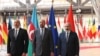 Եվրամիության խորհրդի նախագահ Շառլ Միշելի, Հայաստանի վարչապետ Նիկոլ Փաշինյանի և Ադրբեջանի նախագահ Իլհամ Ալիևի հանդիպումը Բրյուսելում, 31-ը օգոստոսի, 2023թ.