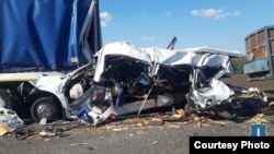 The accident left 16 dead, 14 of whom were Kyrgyz citizens, according to rescue services quoted by the TASS news agency.