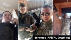 Фото солдатів РФ, які були зроблені на мобільний телефон місцевого мешканця
