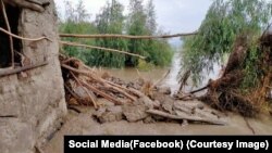 Owganystanyň Laghman welaýatyna gelen suw joşmalary. Awgust, 2022 ý. 