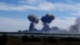 Speculation Swirls Around Explosions At Russian Military Base In Occupied Crimea GRAB