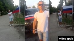 კადრები დროშის აღმართვის ვიდეოებიდან