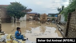 تخریبات ناشی از سرازیر شدن سیلاب ها در ننگرهار