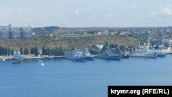 Кораблі Чорноморського флоту Росії біля Куриної пристані в Севастопольській бухті, 18 серпня 2022 року