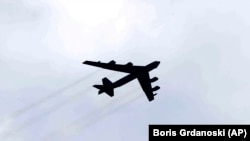 Прелет на Б 52 над Скопје - 22.08.2022 