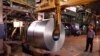 Workers at the Isfahan Steel Company have gone on massive strikes several times in recent months. (illustrative photo)