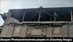 Dëmtimet nga tërmeti në Pallatin e Kulturës në Ploiesti.