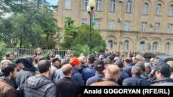 ვეტერანების აქცია სოხუმში. 2021 წლის 4 ოქტომბერი