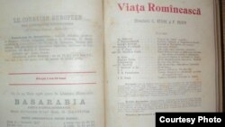 Revista „Viața Românească”, Iași (Sursă: Centrul de Cultură și Istorie Militară, Chișinău)