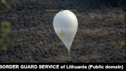 Стоп-кадар, апублікаваны Службай аховы дзяржаўнай мяжы Літвы 18 сакавіка 2026 году