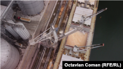 Un transport de cereale care a trecut prin Portul Constanța.