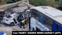 Мястото на инцидента в Бургас