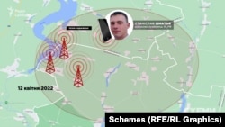 В следующий раз телефон военного соединился с башней, расположенной на границе трех областей – Донецкой, Луганской и Харьковской