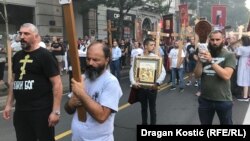 U Beogradu su 28. avgusta održane "litije" na kojima se tražila zabrana Evroprajda.