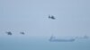 Kineski vojni helikopteri lete pored ostrva Pingtan, jedne od najbližih tačaka kontinentalne Kine Tajvanu, u provinciji Fuđijan 4. avgusta 2022.