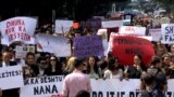 Kosovo protest, minor rape in Pristina