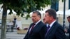 I dërguari i SHBA-së për Ballkanin Perëndimor, Gabriel Escobar, dhe i dërguari i BE-së për dialogun, Mirosllav Lajçak, gjatë një vizite në Prishtinë më 2022.