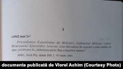 Indicaţii date de Preşedinţia Consiliului de Miniştri cu privire la deportarea romilor nomazi în Transnistria.