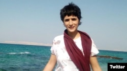 Iranian activist Leila Hosseinzadeh (file photo)