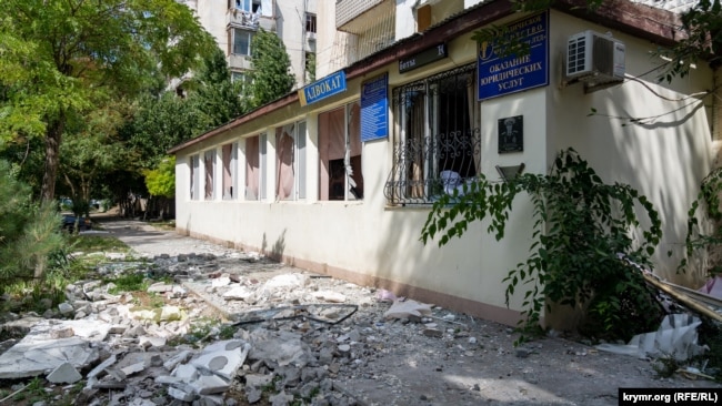 Новофедоровка после взрывов на военном аэродроме. Крым, Саки, 10 августа 2022 года
