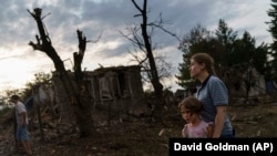 Kramatorskda dağılmış evlər, 16 avqust, 2022-ci il