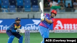 آرشیف - جریان مسابقه میان تیم های افغانستان و سریلانکا