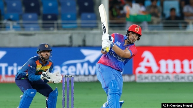 بازی تیم افغانستان در برابر سریلانکا