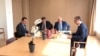 (s leva na desno) Premijer Kosova Aljbin Kurti, izaslanik EU za dijalog Kosovo-Srbija Miroslav Lajčak, šef diplomatije EU Žozep Borelj i predsednik Srbije Aleksandar Vučić na jednom od sastanaka u Briselu, avgust 2022. 