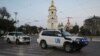 Misioni i Kombeve të Bashkuar gjatë rrugës për në centralin Zaporizhja në jug të Ukrainës. 