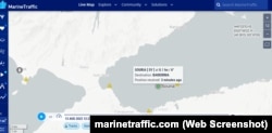 Інформація про судно SOURIA на сайті Marine Traffic