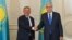 Татарстан президенты Рөстәм Миңнеханов белән Казакъстан президенты Касыйм-Җомарт Токаев