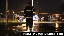 Як ліквідавалі аварыю водаправоду ў Чыжоўцы. ФОТА