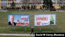 Перадвыбарчы плякат Мілаша Зэмана