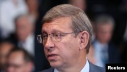 Russia – Chairman of conglomerate Sistema Vladimir Yevtushenkov attends the St. Petersburg International Economic Forum 2014 in St. Petersburg, May 23, 2014